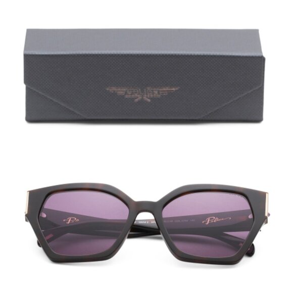POLICE 55mm Oversized Sunglasses